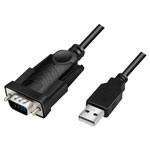 LogiLink AU0048A Adapter USB 2.0 to D-SUB 9-pin 1.5 m Black
