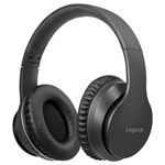 LogiLink BT0053 Over-ear headphones Bluetooth Black Noise cancelling