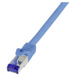 LogiLink C6A016S Network Cable CAT 6A S/FTP 0.25 m Blue 1-1 wired