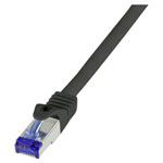 LogiLink C6A053S Network Cable 1-1 wired RJ45 CAT 6A S/FTP Black 2.00 m