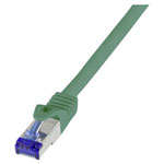 LogiLink C6A085S Network Cable CAT 6A S/FTP 7.50 m Green RJ45