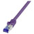 LogiLink C6A119S Network Cable CAT 6A S/FTP 20 m Violet RJ45