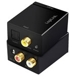 LogiLink CA0100 Adapter Toslink/RCA Black Audio Adapters/Couplers/Splitters