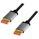 LogiLink CDA0104 AV Cable DisplayPort to DisplayPort 1m Black Grey