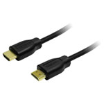 LogiLink CH0005 HDMI cable black 0.50m HDMI-A to HDMI-A 4K UHD