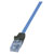 LogiLink CPP010 network cable CAT 6A 10 m Blue halogen-free flame-retardant