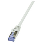 LogiLink CQ3102S RJ45 Network cable CAT 6A Grey Flame-retardant 15 m