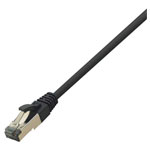 LogiLink CQ8023S RJ45 Network cable Black Halogen-free 0.50 m CAT 8.1 S/FTP