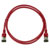 LogiLink CQ9054S Network cable CAT 6A Red Extra slim 2m Flame-retardant