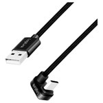LogiLink CU0192 USB cable USB 2.0 USB-C plug USB-A plug 1m Black