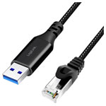 LogiLink CU0403 USB 3.2 1st Gen Adapter Cable A RJ45 Plug 3.00 m