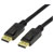 LogiLink CV0121 DisplayPort Cable Black 3m DisplayPort plug to DisplayPort plug