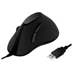 LogiLink ID0158 Ergonomic USB Optical Mouse Black 5 Buttons 1000 dpi