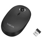 LogiLink ID0204 Mouse Bluetooth Radio Optical Black 1600 dpi Rechargeable