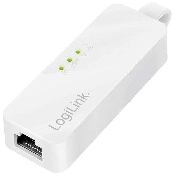 LogiLink UA0144B Network adapter 100 MBit/s USB 2.0 to RJ45