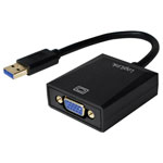 Logilink Ua0231 USB VGA Adapter Black 10Cm USB 3.0 To VGA Monitor Adapter