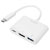 Logilink Ua0258 Adapter USB-C To HDMI White 14Cm For Monitor Av Audio Video