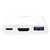 Logilink Ua0258 Adapter USB-C To HDMI White 14Cm For Monitor Av Audio Video