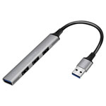 LogiLink UA0391 hub Aluminium grey USB 3.0 multi-port splitter