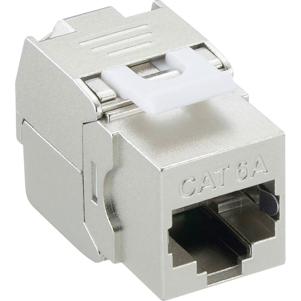 Lumberg 167447 Modular build-in coupling CAT 6a 8P8C RJ45 straight ...