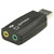 Manhattan 150859 Hi-Speed USB 3-D Audio Adapter External Sound Card Black