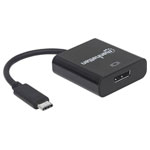 Manhattan 152020 Displayport USB Adapter Black Colour-Coded 21.00 Cm