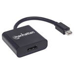 Manhattan 152570 Mini Displayport Adapter Black Shielded 15cm HDMI Socket