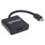 Manhattan 152570 Mini Displayport Adapter Black Shielded 15cm HDMI Socket