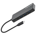 Manhattan 168410 USB 3.0 hub black multi-port splitter USB Ports Hubs Adaptors