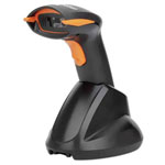Manhattan 179768 Wireless Barcode Scanner Black Orange Handheld USB Type A