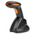 Manhattan 179768 Wireless Barcode Scanner Black Orange Handheld USB Type A