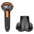 Manhattan 179768 Wireless Barcode Scanner Black Orange Handheld USB Type A