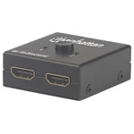 Manhattan 207850 HDMI splitter 2 ports 4096 x 2160 p Black