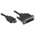 Manhattan 322782 HDMI to DVI-D Adapter Cable Black 1.00 m
