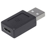 Manhattan 354653 USB Adapter 1x USB-A to 1x USB-C socket duplex use adaptor