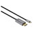 Manhattan 354851 DisplayPort USB-C Cable Black Grey 3m Gold Connectors
