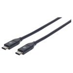 Manhattan 354899 USB cable USB-C to USB-C 0.50 m Black USB 3.2 Gen 2