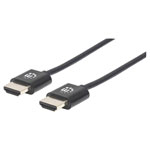 Manhattan 394376 HDMI Cable Black 3m 4K UHD Audio Return Channel