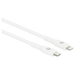 Manhattan 394512 USB cable USB-C to Apple Lightning White 1m