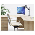 Manhattan 461580 Monitor desk mount 17"-32" Black Rotatable Adjustable Tiltable