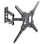 Manhattan 462624 Corner TV wall mount for 23-50 Curved TVs Tiltable Swivel