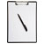 Maul 2361090 Clipboard Black 225X315X13mm Durable Writing Surface