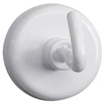 Maul 6157802 Magnet Round Hook White Ø25xH36mm 5 pcs