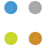 Maul 6161299 Magnet Ø32.6mm H9.8mm Assorted colours 4 pieces