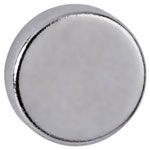 Maul 6166396 Neodym magnet Disc Silver Ø10mm x H3mm 10 pcs