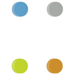 Maul 6166499 Magnet 14.6mm x 9mm Assorted colours Pack of 8