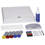 Maul 6385909 Accessory set whiteboard markers eraser cleaner 15 magnets