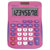 Maul 7263422 Mj 550 Desk Calculator Pink 8 Digit Solar Battery 155X11mm