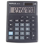 Maul 7265490 Mc 10 Desk Calculator Black 10 Digit Solar Battery 137X31X103mm