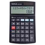 Maul 7269090 Mtl 600 Desk Calculator Black 12 Digits Battery Solar Powered